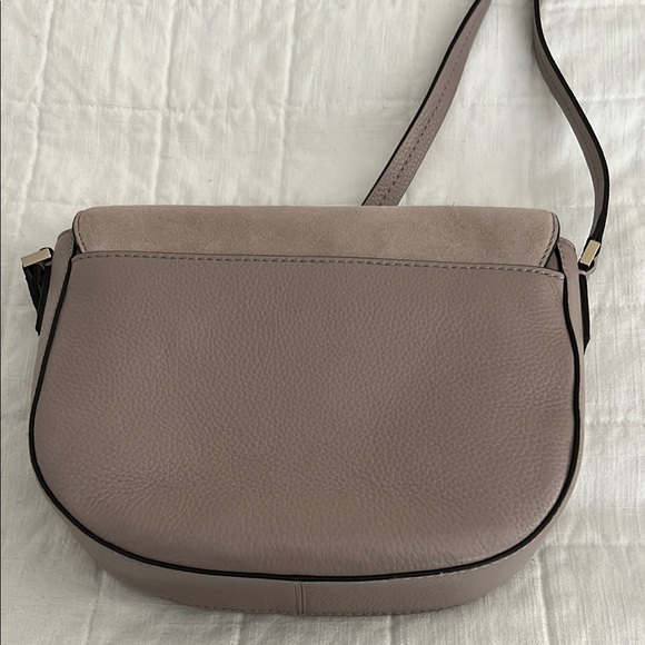Kate Spade Taupe Crossbody Bag with Flap Closure - Picture 5 of 6